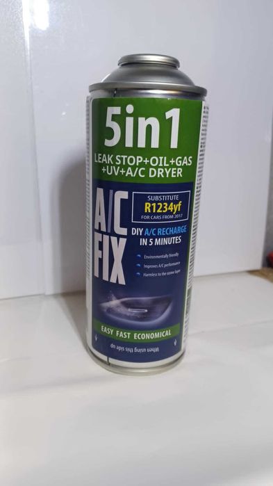 czynnik do samodzielnego uzupełnienia klimatyzacji w samochodzie 5w1 R1234yf