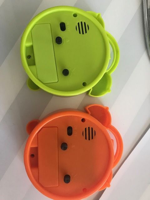 Relógio despertador ponteiros a pilhas criança