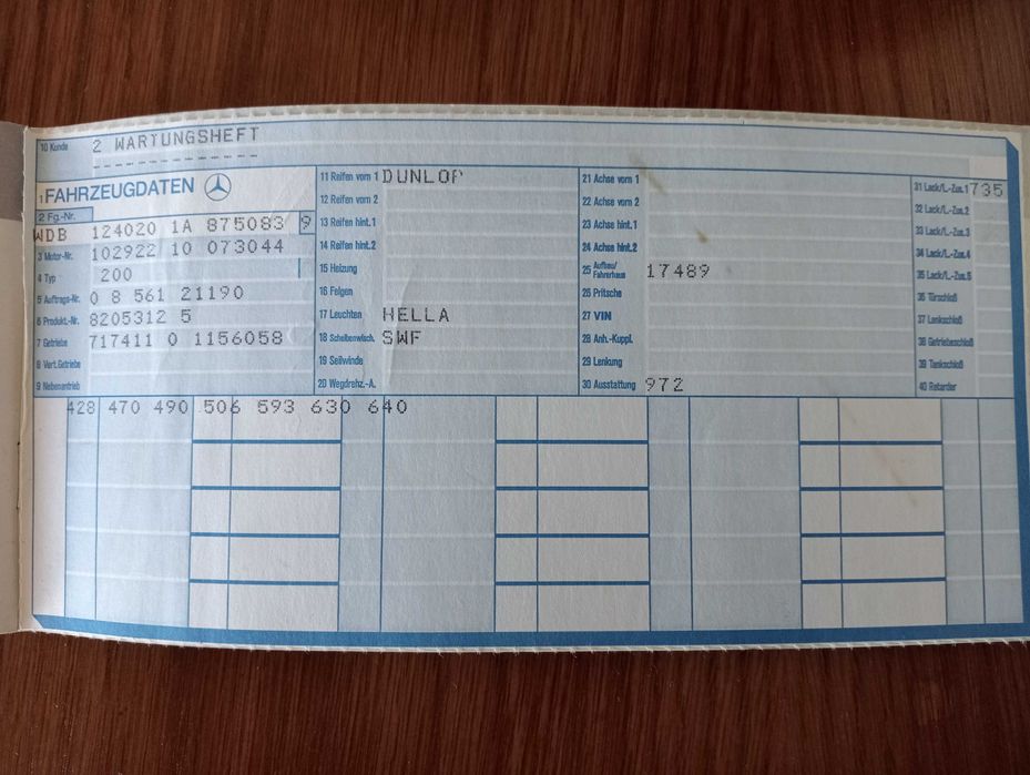 Mercedes W124 200 - Gasolina