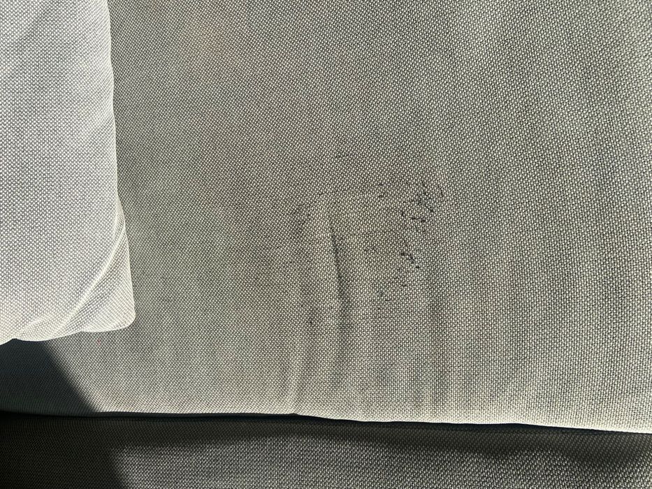 Sofá cinzento 3 lugares c/ chaise longue