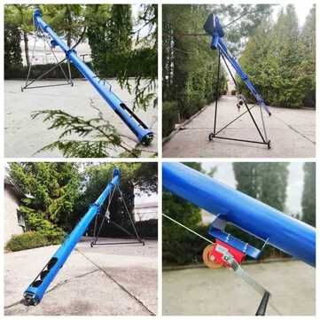 Шнековый погрузчик Ф133 мм*4 м,б/дв, шнек, шнековий навантажувач зерна