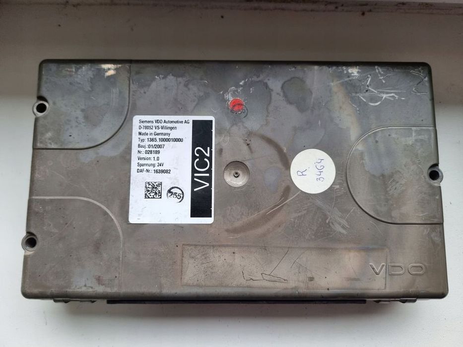 komputer sterownik moduł vic 2 version 1.0 daf 75 cf euro 5
