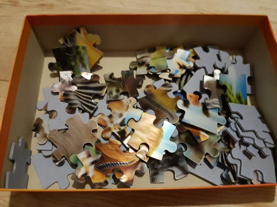 Puzzle 3 D zwierzęta safari