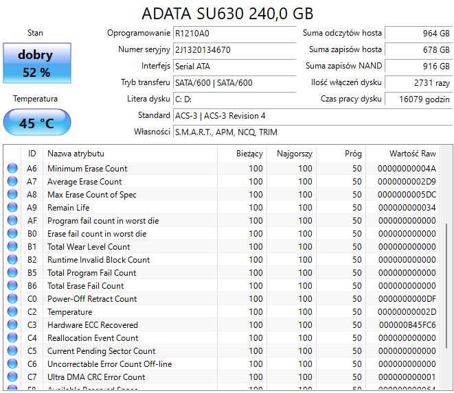 Dell Inspirion 3542 i3-4005U 240GB SSD/4GB RAM / Wind 11