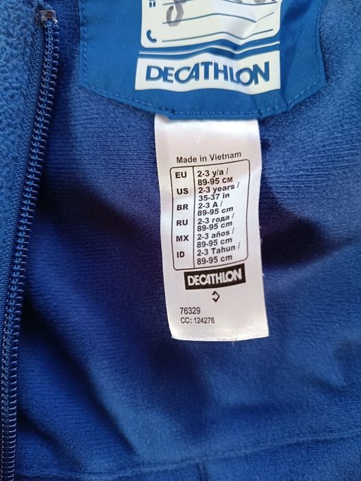 Spodnie ocieplane narciarskie Decathlon Lugik rozmiar 89-95