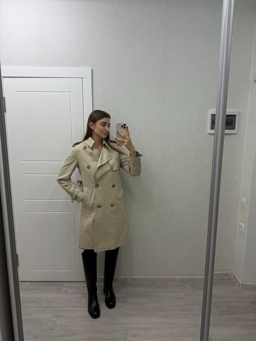 Плащ жіночій бежевий М, стан ідеальний Mango