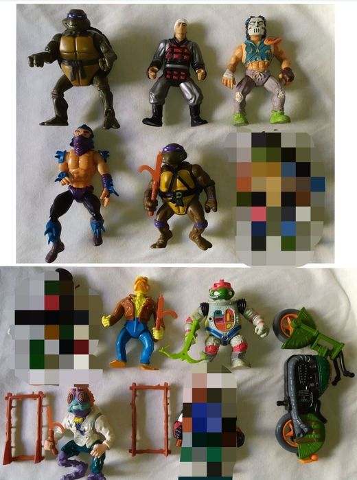Figuras de ação Action-figures DC Marvel Motoratos TMNT