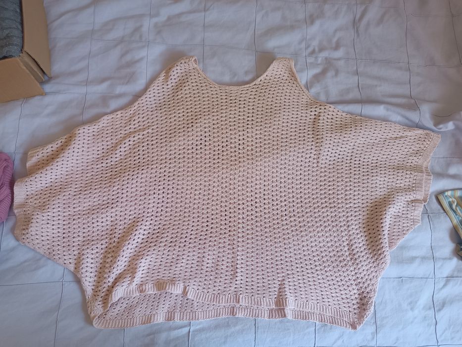 Malha fina manga morcego Stradivarius