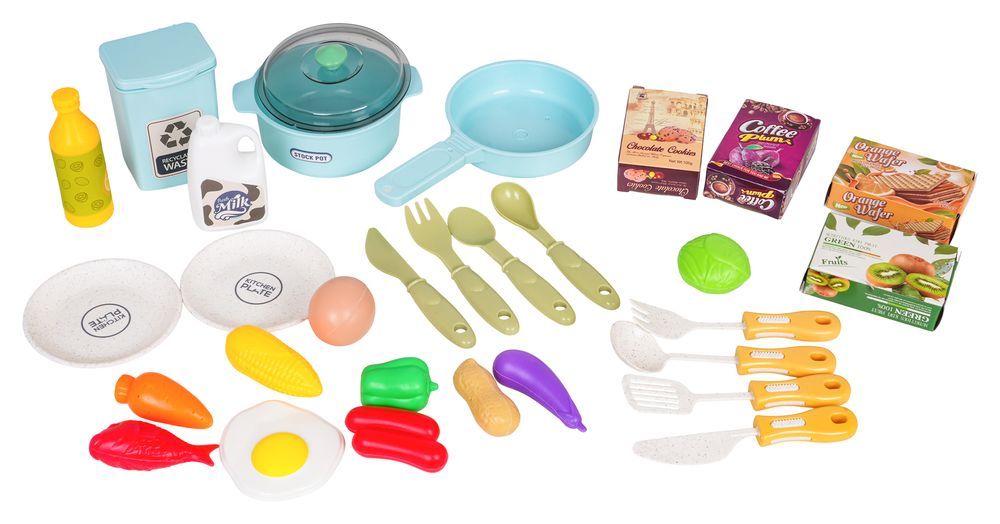 Kuchnia Niebieska Z Funkcją Świateł I Dźwięku + Akcesoria