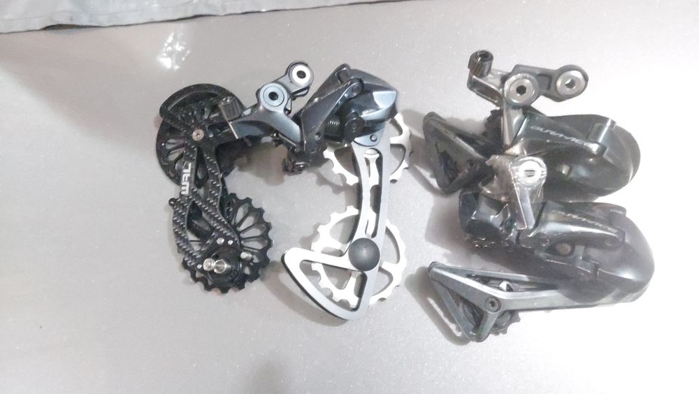 Desviadores e gaiola Ultegra e Dura.ace