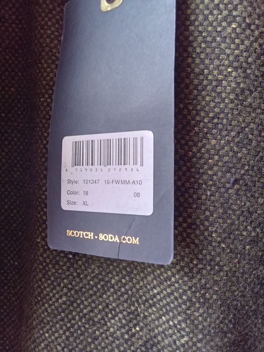 Бомбер scotch soda xl очень качественный и теплый
