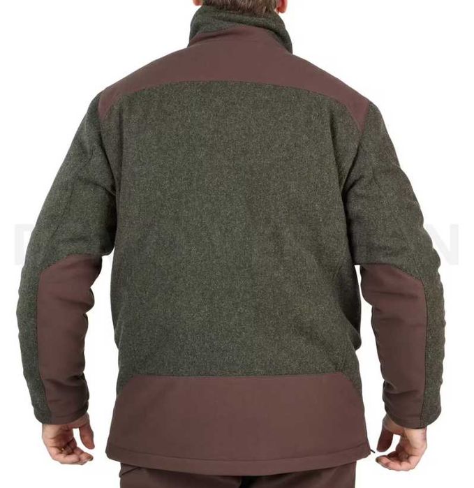 Casaco de caça, quente e silencioso, em lã Loden 900 (Solognac)