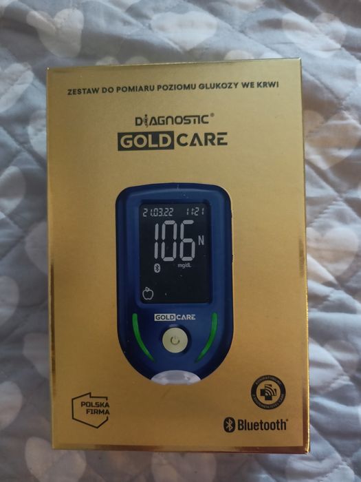 Glukometr Diagnostic Gold Care z funkcją Bluetooth