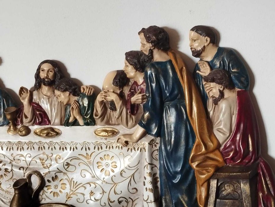 Última Ceia de Cristo - Resina / Marfinite 3D