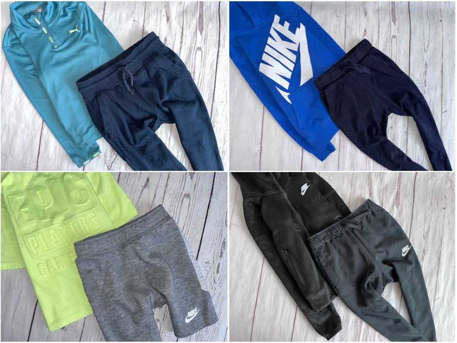 r.110-116 Mega paka 56szt zestaw ubranek dla Synka chłopca nike adidas