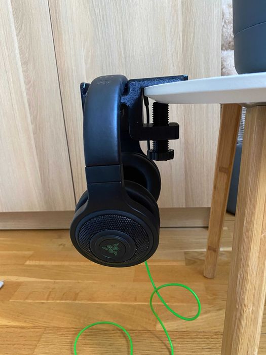 Uchwyt na słuchawki do biurka