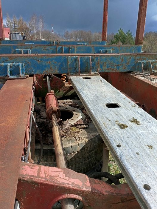 Naczepa do drewna Kłonice Naczepa kłonicowa skrętne osie