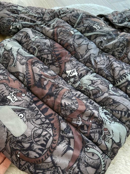 H&M kurtka dla chłopca zimowa dinozaury 2 / 3 r. 98