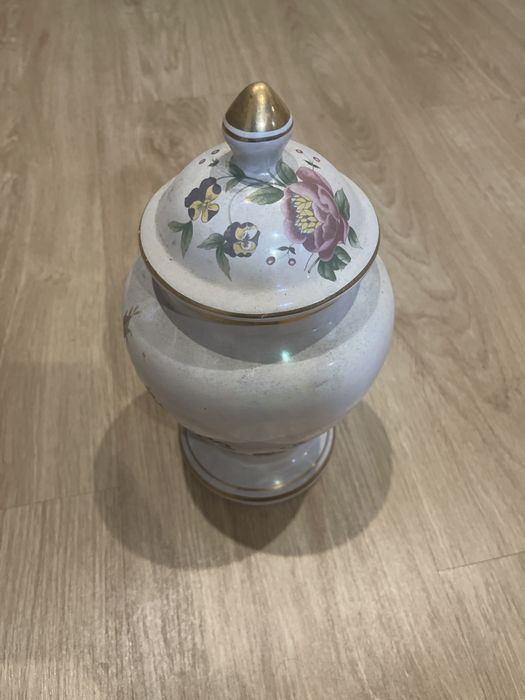 Vaso com desenhos Vintage