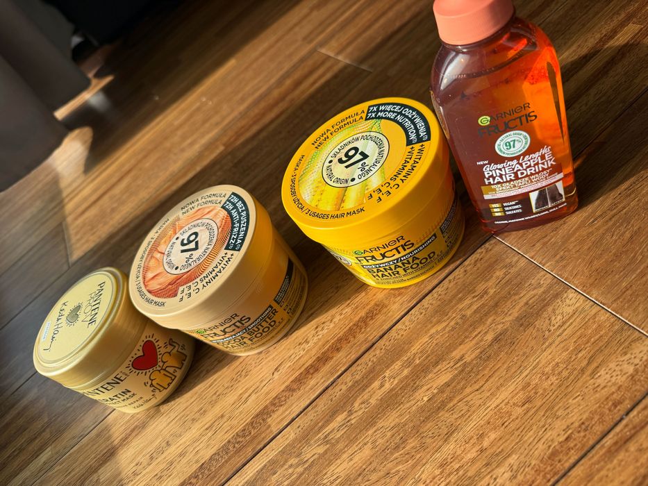 Zestaw kosmetyków do włosów – NOWE (Pantene + Garnier)