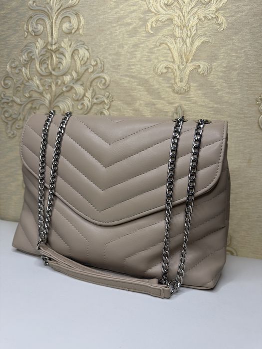 Бежева жіноча сумка кросс-боді (cross-body) — нова