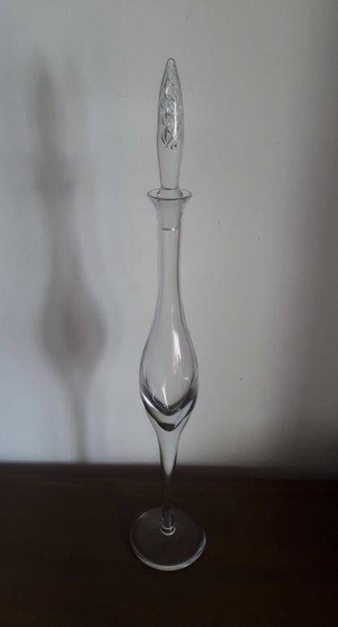 Garrafa de cristal marca Atlantis sem uso