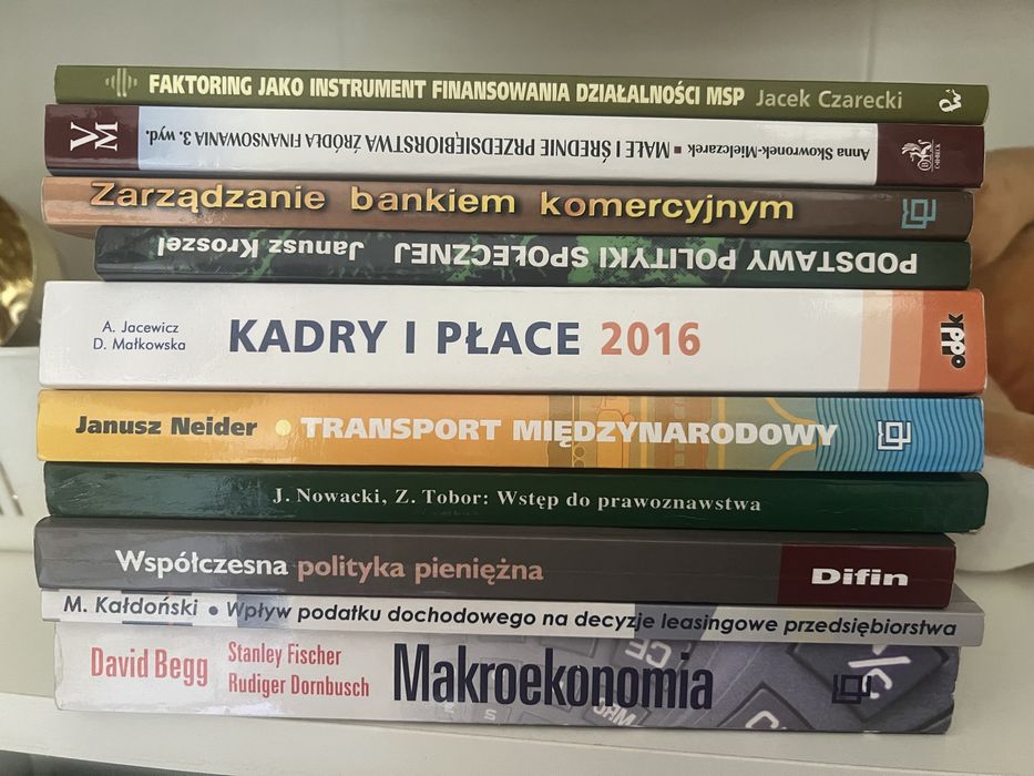 Zestaw ksiazek Ekonomka