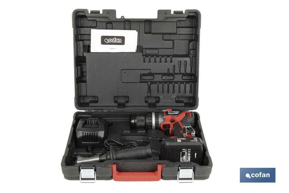 Berbequim percutor e parafusadora 2 Velocidades COFAN