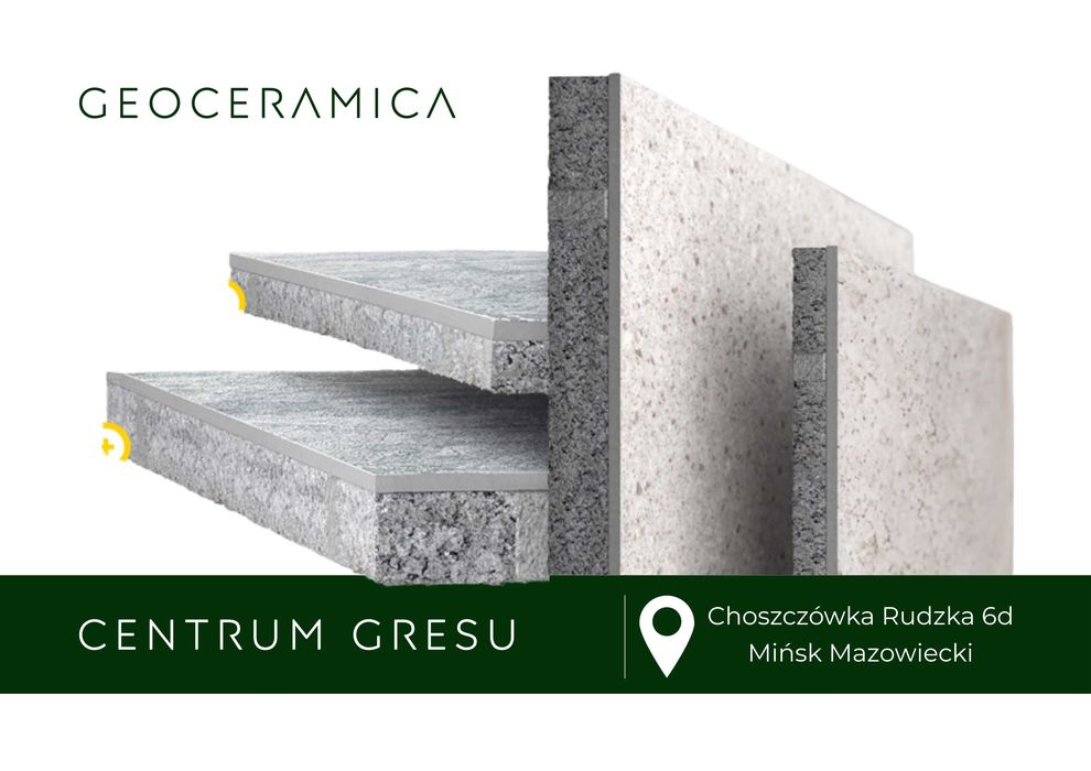 Płyta Bruk Bet Flow 60x60 4 cm Geoceramica Beton Taras Podjazd Garaż