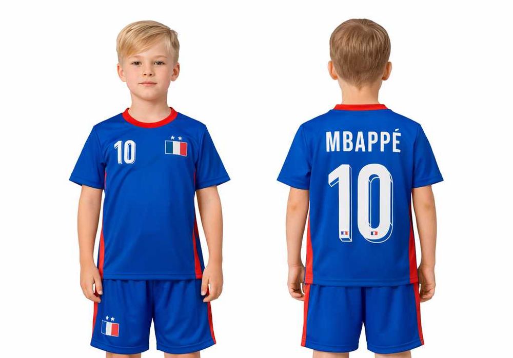 Strój / komplet piłkarski Mbappe Francja rozm. 158