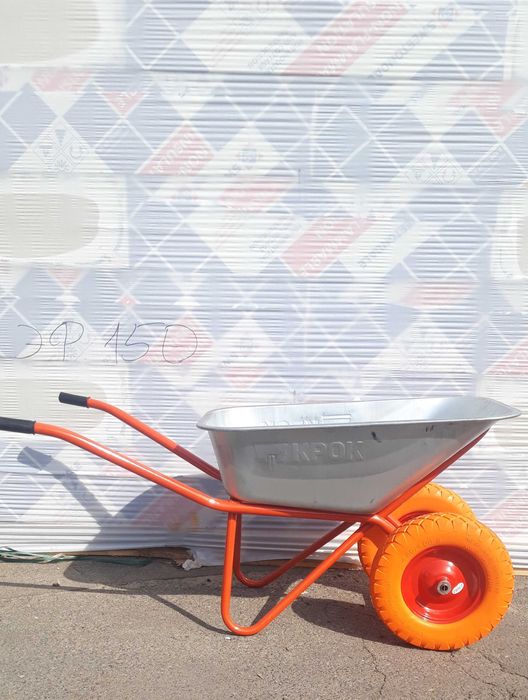 Тачка садово будівельна двоколісна Profi-2 90л. пінополеуретан