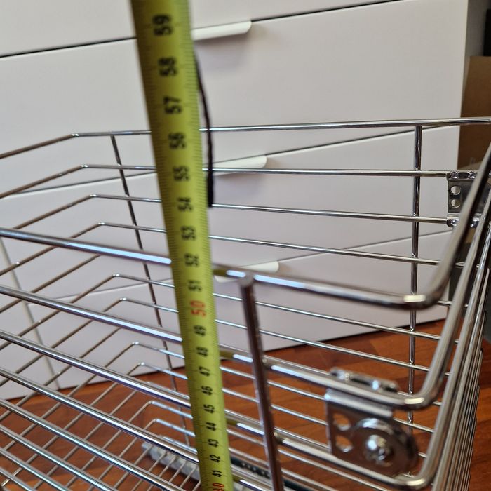 Tulha / Cesto de Roupa Extraível para Módulo de 30cm (NOVO com Soft-Close)