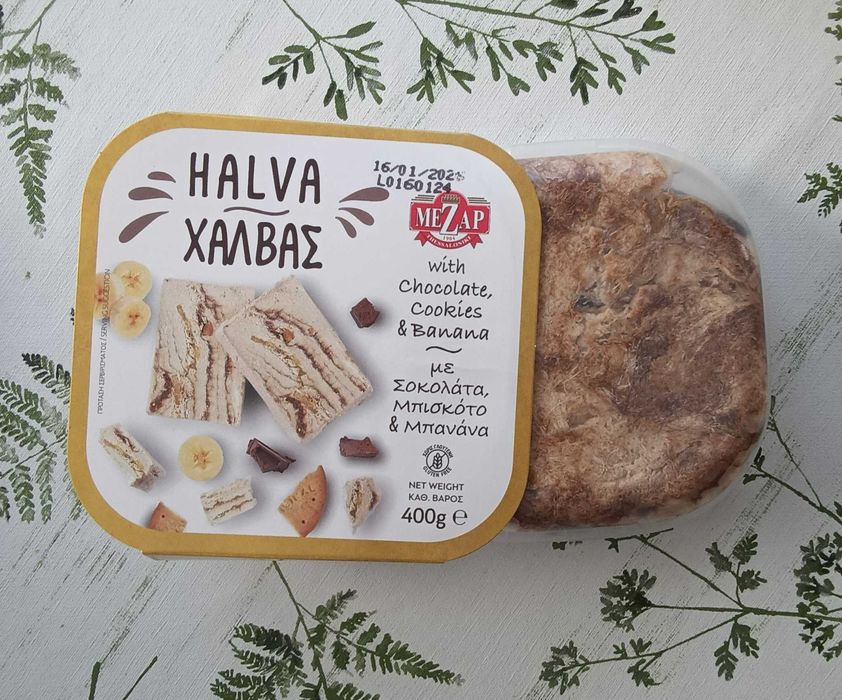 Oryginalna Grecka Chałwa Sezamowa 400gr , różne smaki