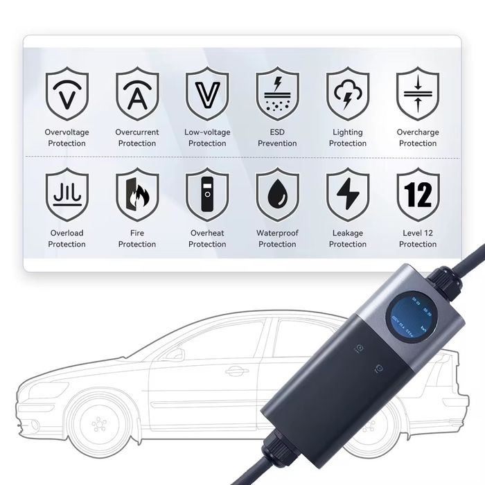 Домашня/публична/ccs2/зарядка/3 фазна/Type2/переходники/EV/22кВт/ГБТ/