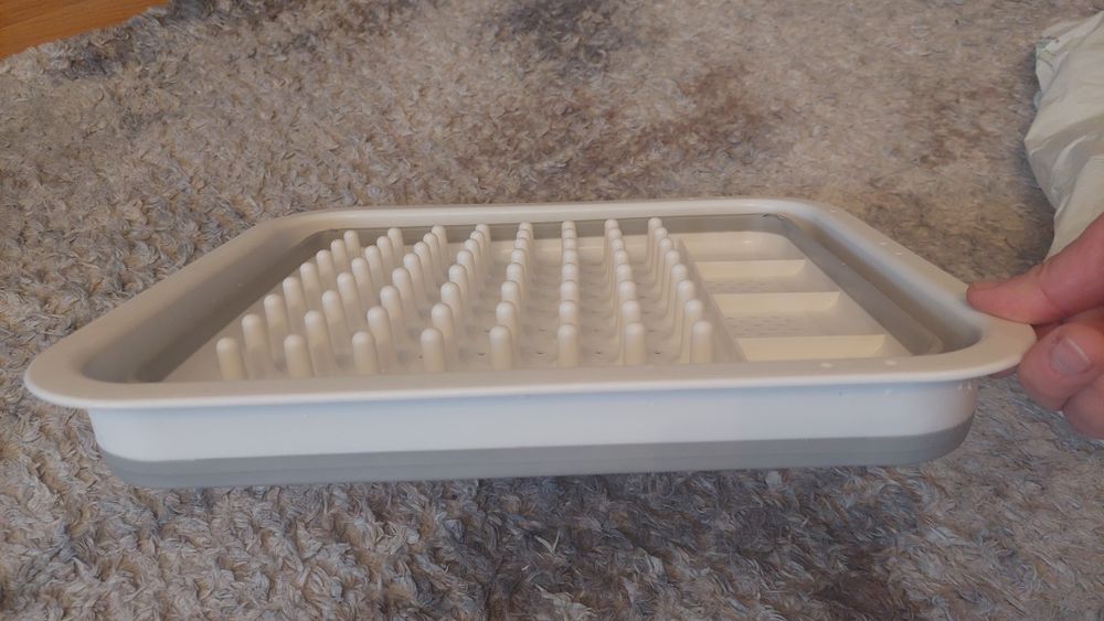 Silikonowa składana  suszarka do naczyń