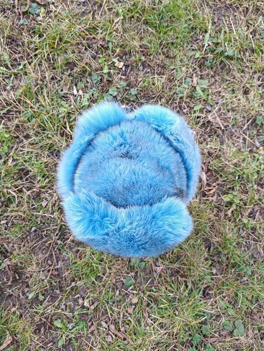 skóra z lisa czapka z lisa naturalnego