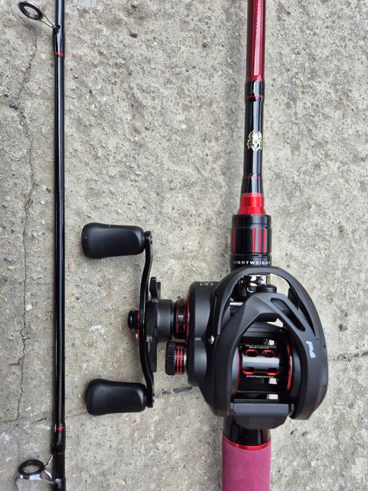 Wędka castingowa/spiningowa z multiplikatorem