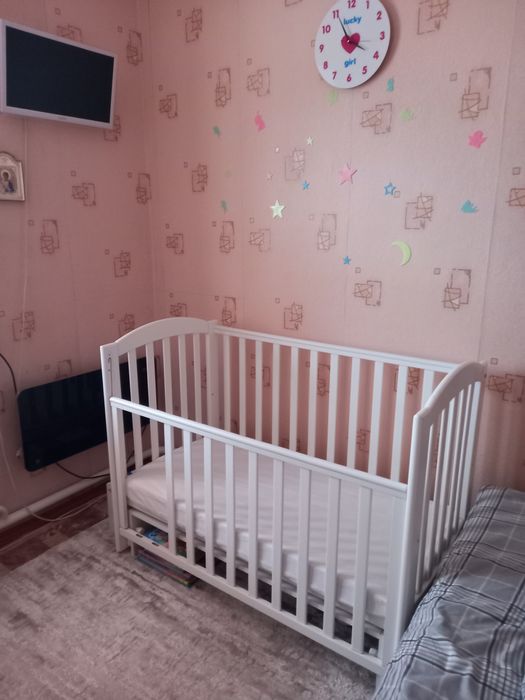 Терміново!!!Кроватка дитяча Veres ЛД Соня з маятником/ кроватка детска