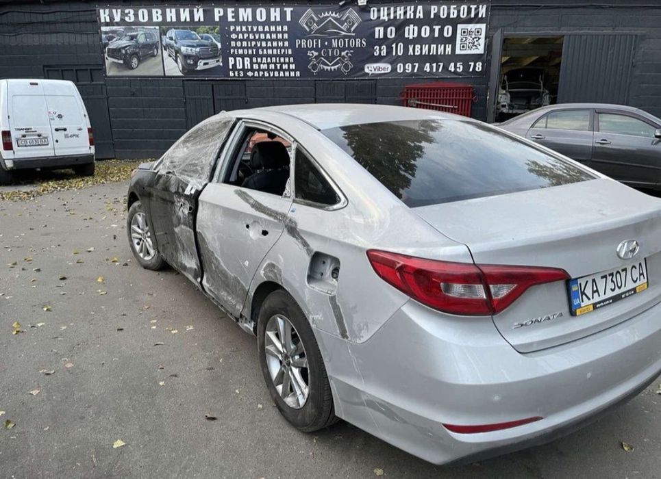Кузовной ремонт покраска рихтовка на стапеле спотером пайка пластика.