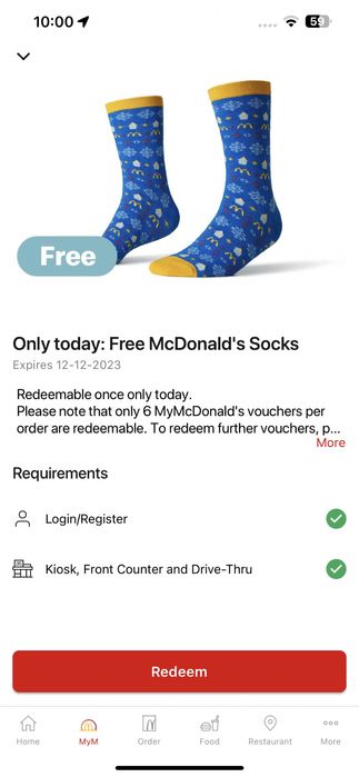 Эксклюзивные носки Mc