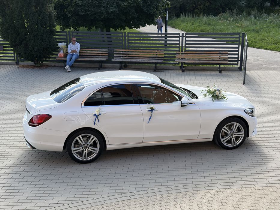Auto do ślubu Mercedes C klasa + imprezy okolicznościowe