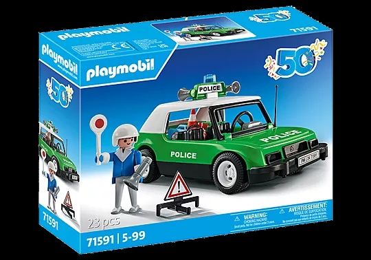 NOVO - Playmobil Carro da polícia clássico | edição limitada 50 anos