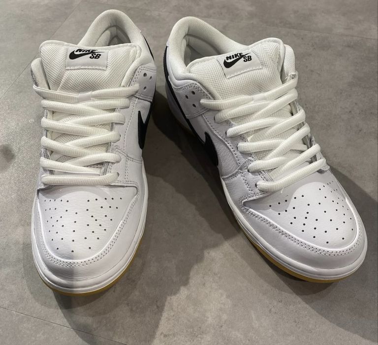Nike Dunk Sb Black - White Gum, 37-44 Унісекс кросівки Найки