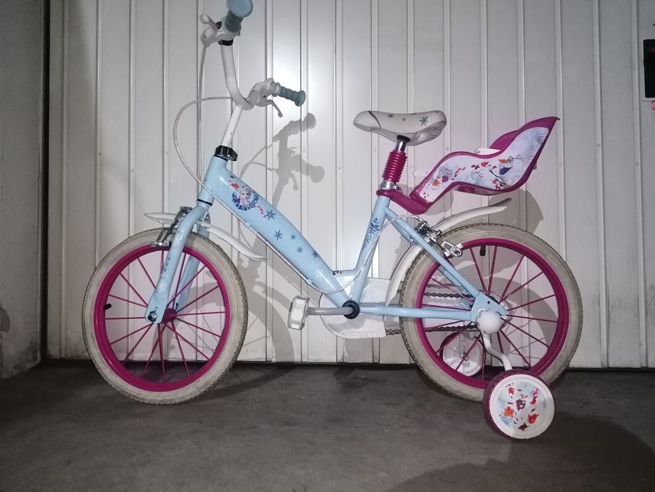 Bicicleta de criança para menina (Frozen)