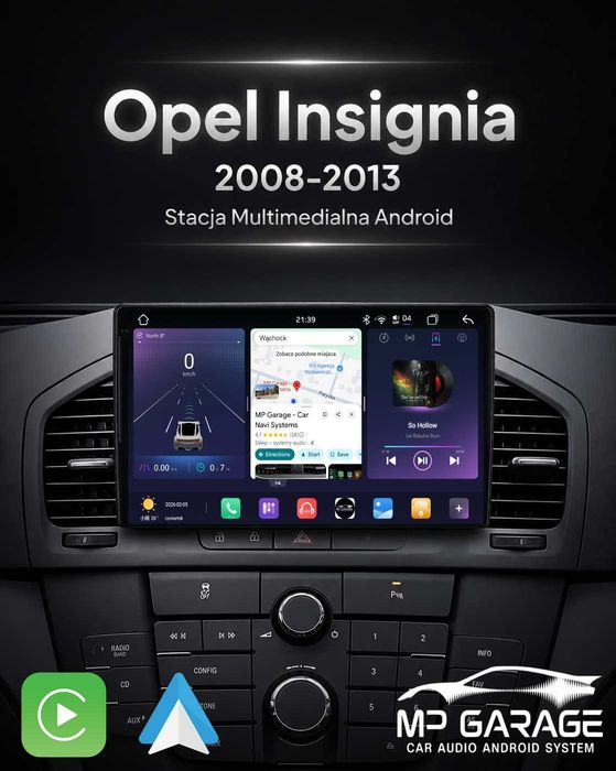 Opel Insignia 2008_2013 Nawigacja Android_14 CarPlay/AA Qled+ 4G Montaż