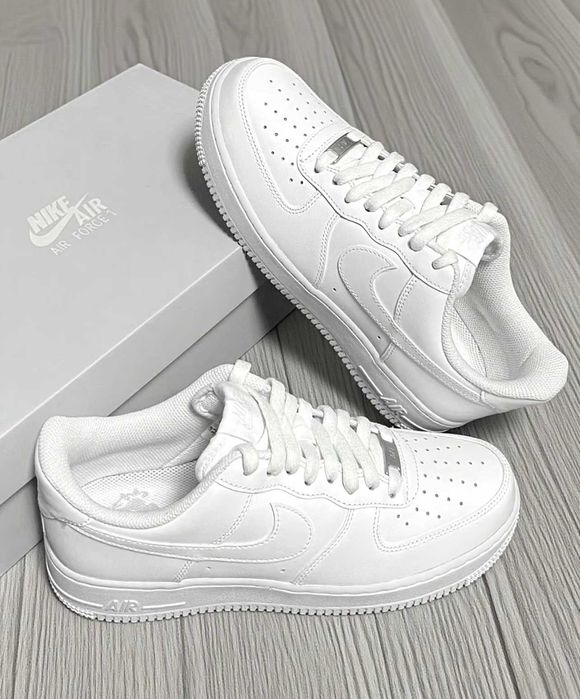 Nike Air Force 1 White | EU 41 Buty Męskie Białe
