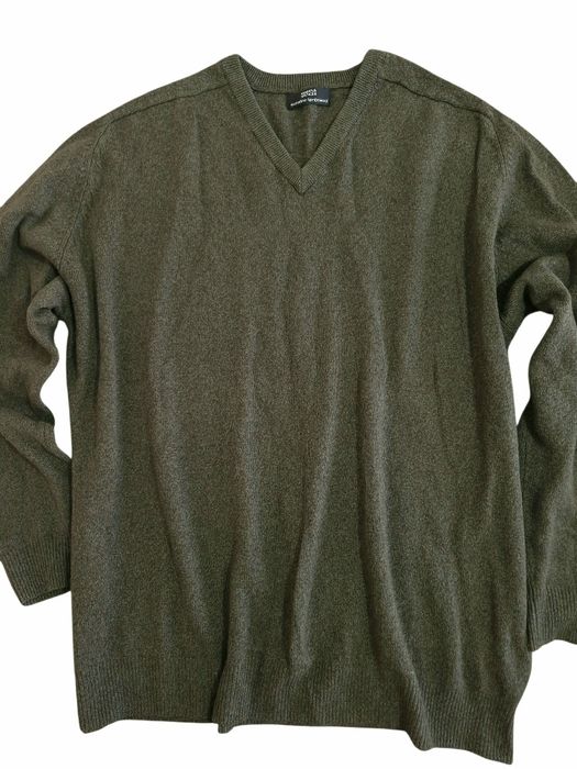 Sweter wełniany męski Marks & Spencer XL 2XL 100% extrafine lambswool