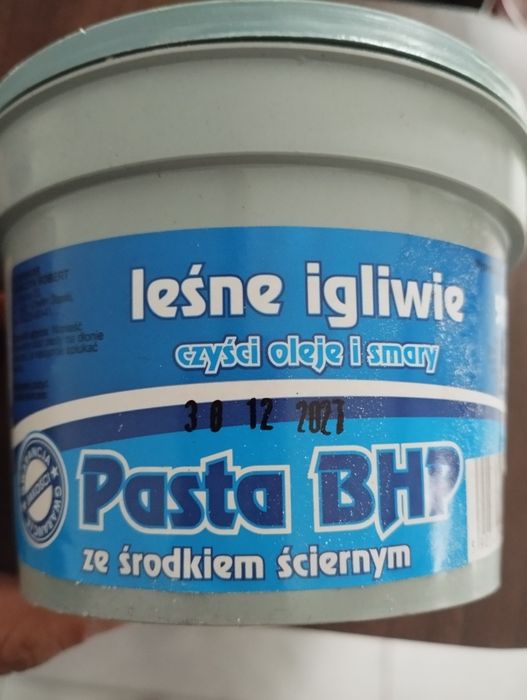 Pasta bhp ze środkiem sciernym