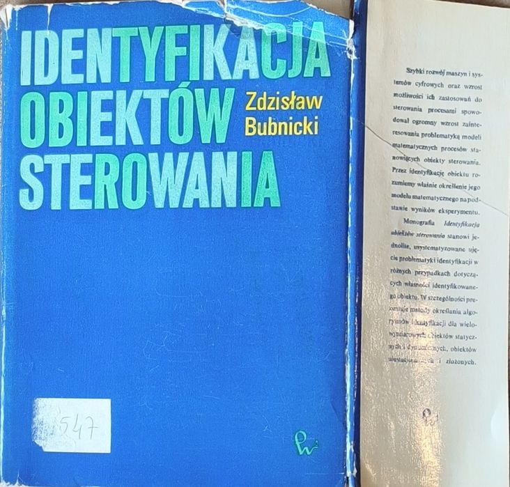Identyfikacja obiektów sterowania Zdzisław Bubnicki