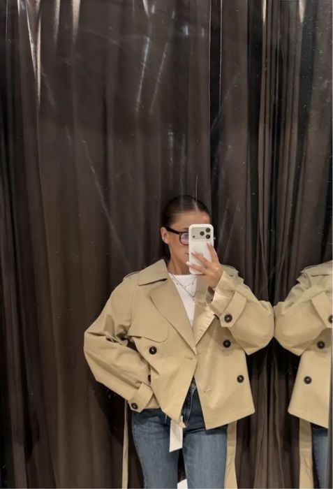 Тренч Zara зара тренч нова колекція розмір S в наявності